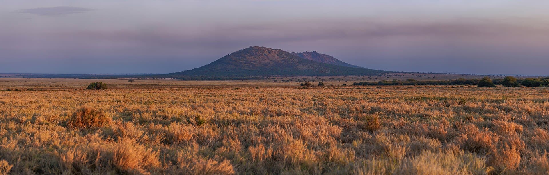 Sunrise over the Serengeti National Park in Tanzania
